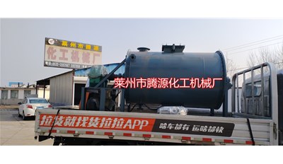 湖北2000升臥式導(dǎo)熱油加熱混合機成功發(fā)貨