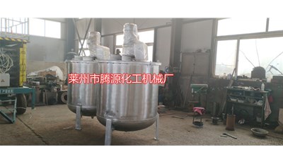 浙江臺州不銹鋼攪拌罐2臺成功發(fā)貨