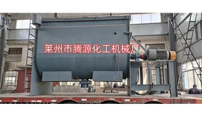 廣東10立方電加熱臥式螺帶混合機(jī)成功發(fā)貨